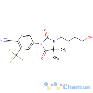 CAS No:154992-24-2 4-[3-(4-hydroxybutyl)-4,4-dimethyl-2,<br />5-dioxoimidazolidin-1-yl]-2-(trifluoromethyl)benzonitrile