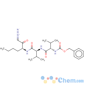 CAS No:155026-49-6 L-Valinamide,N-[(phenylmethoxy)carbonyl]-L-valyl-N-[(1S)-1-(2-diazoacetyl)pentyl]-