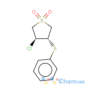 CAS No:15507-87-6 Thiophene,3-chlorotetrahydro-4-(phenylthio)-, 1,1-dioxide, trans- (8CI,9CI)