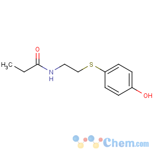 CAS No:155196-03-5 N-[2-(4-hydroxyphenyl)sulfanylethyl]propanamide