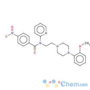 CAS No:155204-27-6 benzamide, n-[2-[4-(2-methoxyphenyl)-1-piperazinyl]ethyl]-4-nitro-n-2-pyridinyl