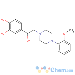 CAS No:15534-05-1 4-[1-hydroxy-2-[4-(2-methoxyphenyl)piperazin-1-yl]ethyl]benzene-1,2-diol