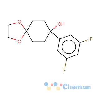 CAS No:155366-01-1 1,4-Dioxaspiro[4.5]decan-8-ol,8-(3,5-difluorophenyl)-