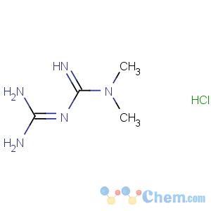 CAS No:15537-72-1 1 1-DIMETHYLBIGUANIDE HYDROCHLORIDE