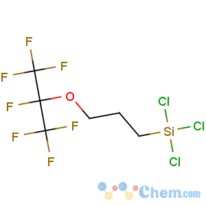 CAS No:15538-93-9 trichloro-[3-(1,1,1,2,3,3,3-heptafluoropropan-2-yloxy)propyl]silane