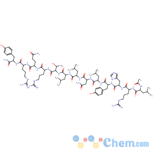 CAS No:155709-24-3 L-Tyrosinamide,N-acetyl-L-leucyl-L-arginyl-L-histidyl-L-tyrosyl-L-leucyl-L-asparaginyl-L-leucyl-L-leucyl-L-threonyl-L-arginyl-L-glutaminyl-L-arginyl-