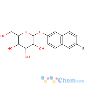 CAS No:15572-30-2 (2S,3R,4S,5R,6R)-2-(6-bromonaphthalen-2-yl)oxy-6-(hydroxymethyl)oxane-3,<br />4,5-triol