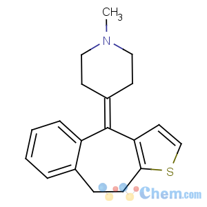 CAS No:15574-96-6 4-(4,5-dihydrobenzo[1,2]cyclohepta[3,<br />4-b]thiophen-10-ylidene)-1-methylpiperidine