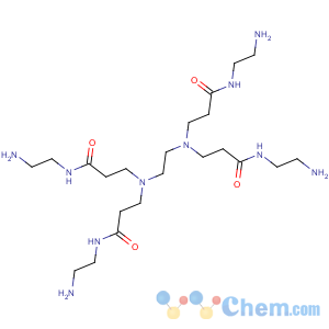 CAS No:155773-72-1 N-(2-aminoethyl)-3-[[3-(2-aminoethylamino)-3-oxopropyl]-[2-[bis[3-(2-<br />aminoethylamino)-3-oxopropyl]amino]ethyl]amino]propanamide