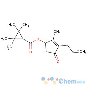 CAS No:15589-31-8 (2-methyl-4-oxo-3-prop-2-enylcyclopent-2-en-1-yl)<br />2,2,3,3-tetramethylcyclopropane-1-carboxylate