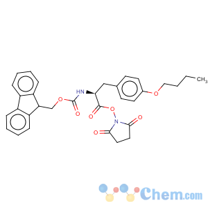 CAS No:155892-27-6 Carbamic acid,[(1S)-1-[[4-(1,1-dimethylethoxy)phenyl]methyl]-2-[(2,5-dioxo-1-pyrrolidinyl)oxy]-2-oxoethyl]-,9H-fluoren-9-ylmethyl ester (9CI)