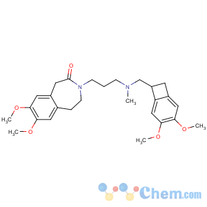 CAS No:155974-00-8 3-[3-[[(7S)-3,4-dimethoxy-7-bicyclo[4.2.0]octa-1,3,<br />5-trienyl]methyl-methylamino]propyl]-7,8-dimethoxy-2,<br />5-dihydro-1H-3-benzazepin-4-one