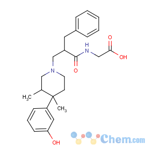CAS No:156053-89-3 2-[[(2S)-2-benzyl-3-[(3R,4R)-4-(3-hydroxyphenyl)-3,<br />4-dimethylpiperidin-1-yl]propanoyl]amino]acetic acid