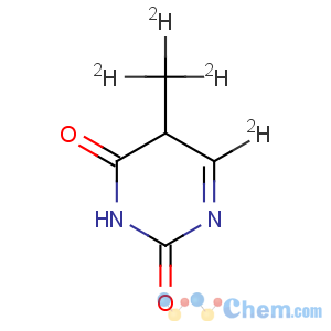 CAS No:156054-85-2 2,4(1H,3H)-Pyrimidinedione-6-d,5-(methyl-d3)-, radical ion(1-) (9CI)