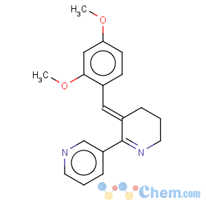 CAS No:156223-05-1 2,3'-Bipyridine,3-[(2,4-dimethoxyphenyl)methylene]-3,4,5,6-tetrahydro-, hydrochloride (1:2),(3E)-