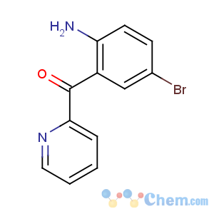 CAS No:1563-56-0 (2-amino-5-bromophenyl)-pyridin-2-ylmethanone