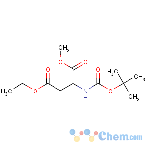 CAS No:156731-58-7 Aspartic acid,N-[(1,1-dimethylethoxy)carbonyl]-, 4-ethyl 1-methyl ester