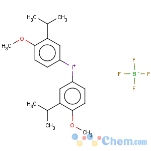 CAS No:156740-76-0 bis[4-methoxy-3-(1-methylethyl)phenyl]iodonium tetrafluoroborate