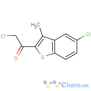 CAS No:156801-47-7 2-chloro-1-(5-chloro-3-methyl-1-benzothiophen-2-yl)ethanone