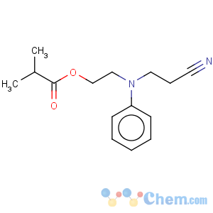 CAS No:156814-31-2 Propanoic acid,2-methyl-, 2-[(2-cyanoethyl)phenylamino]ethyl ester