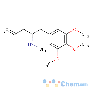 CAS No:15686-23-4 N-methyl-1-(3,4,5-trimethoxyphenyl)pent-4-en-2-amine