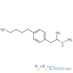 CAS No:15686-27-8 Benzeneethanamine, N,a-dimethyl-4-pentyl-