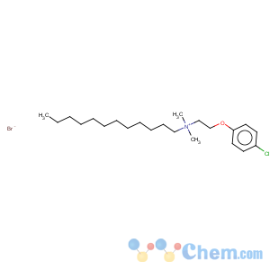 CAS No:15687-13-5 1-Dodecanaminium,N-[2-(4-chlorophenoxy)ethyl]-N,N-dimethyl-, bromide (1:1)