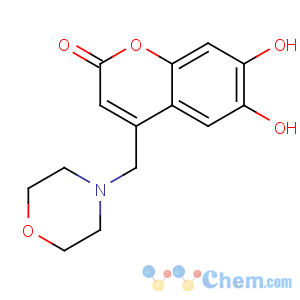 CAS No:15687-22-6 6,7-dihydroxy-4-(morpholin-4-ylmethyl)chromen-2-one