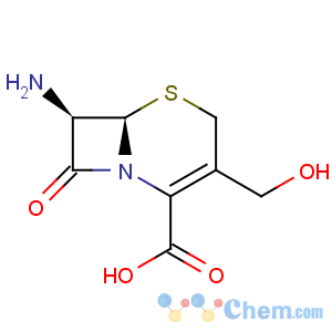 CAS No:15690-38-7 5-Thia-1-azabicyclo[4.2.0]oct-2-ene-2-carboxylicacid, 7-amino-3-(hydroxymethyl)-8-oxo-, (6R,7R)-
