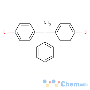 CAS No:1571-75-1 4-[1-(4-hydroxyphenyl)-1-phenylethyl]phenol