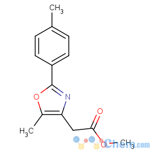 CAS No:157169-68-1 methyl 2-[5-methyl-2-(4-methylphenyl)-1,3-oxazol-4-yl]acetate