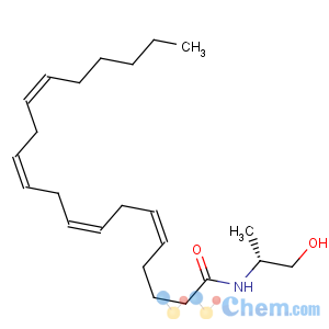 CAS No:157182-49-5 5,8,11,14-Eicosatetraenamide,N-[(1R)-2-hydroxy-1-methylethyl]-, (5Z,8Z,11Z,14Z)-