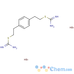 CAS No:157254-60-9 2-[4-(2-carbamimidoylsulfanylethyl)phenyl]ethyl<br />carbamimidothioate