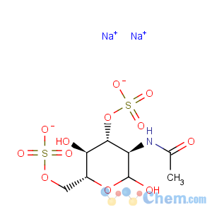 CAS No:157296-96-3 D-Glucose,2-(acetylamino)-2-deoxy-, 3,6-bis(hydrogen sulfate), sodium salt (9CI)
