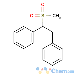 CAS No:15733-05-8 Sulfone, 1,2-diphenylethyl methyl (8CI)