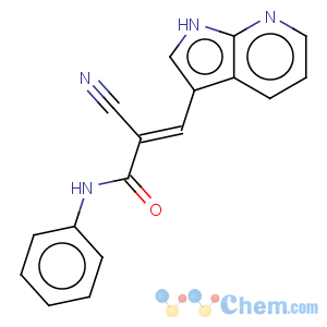 CAS No:157561-97-2 2-Propenamide,2-cyano-N-phenyl-3-(1H-pyrrolo[2,3-b]pyridin-3-yl)-