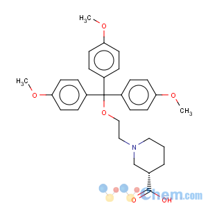 CAS No:157604-55-2 3-Piperidinecarboxylicacid, 1-[2-[tris(4-methoxyphenyl)methoxy]ethyl]-, (3S)-