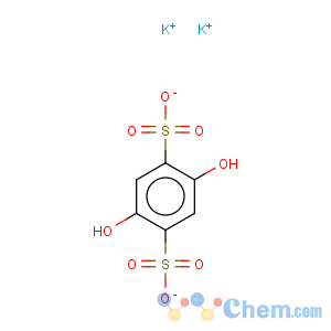 CAS No:15763-57-2 1,4-Benzenedisulfonicacid, 2,5-dihydroxy-, potassium salt (1:2)
