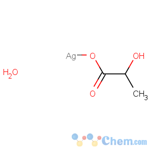 CAS No:15768-18-0 Silver, [2-(hydroxy-kO)propanoato-kO]-