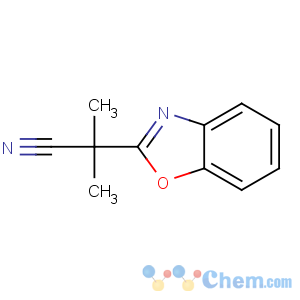 CAS No:157763-81-0 2-(1,3-benzoxazol-2-yl)-2-methylpropanenitrile