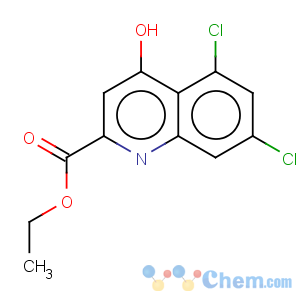 CAS No:157848-08-3 2-Quinolinecarboxylicacid, 5,7-dichloro-4-hydroxy-, ethyl ester