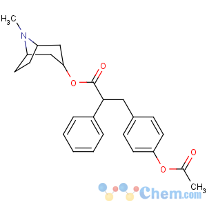 CAS No:15790-02-0 [(1S,5R)-8-methyl-8-azabicyclo[3.2.1]octan-3-yl]<br />3-(4-acetyloxyphenyl)-2-phenylpropanoate
