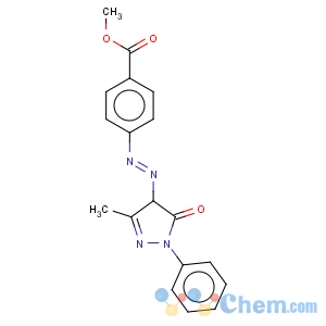 CAS No:15790-15-5 Benzoic acid,4-[2-(4,5-dihydro-3-methyl-5-oxo-1-phenyl-1H-pyrazol-4-yl)diazenyl]-, methylester