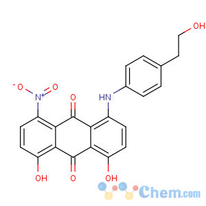 CAS No:15791-78-3 1,8-dihydroxy-4-[4-(2-hydroxyethyl)anilino]-5-nitroanthracene-9,10-dione