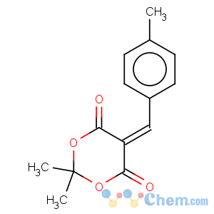 CAS No:15795-51-4 1,3-Dioxane-4,6-dione,2,2-dimethyl-5-[(4-methylphenyl)methylene]-