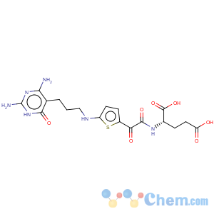 CAS No:158010-68-5 L-Glutamic acid,N-[[5-[[3-(2,6-diamino-1,4-dihydro-4-oxo-5-pyrimidinyl)propyl]amino]-2-thienyl]carbonyl]-(9CI)