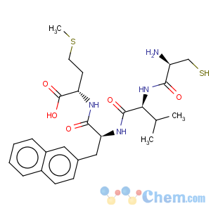 CAS No:158022-12-9 L-Methionine,L-cysteinyl-L-valyl-3-(2-naphthalenyl)-L-alanyl- (9CI)