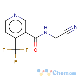 CAS No:158062-67-0 3-Pyridinecarboxamide,N-(cyanomethyl)-4-(trifluoromethyl)-