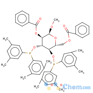 CAS No:158214-06-3 a-D-Glucopyranoside, methyl,2,6-dibenzoate 3,4-bis[bis(3,5-dimethylphenyl)phosphinite]