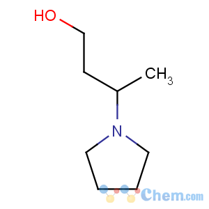 CAS No:158261-95-1 3-(1-pyrrolidinyl)-1-butanol